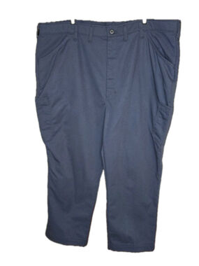 Red Kap PT62NV2 Pants Mens 46x27 Navy Work Utility Cargo Touchtex